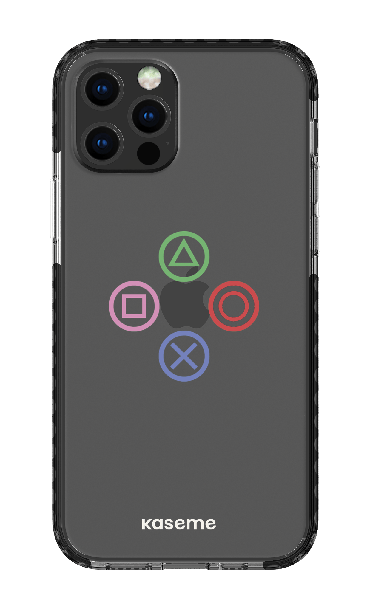 iPhone 12 pro Clear Case Black Console clear case -