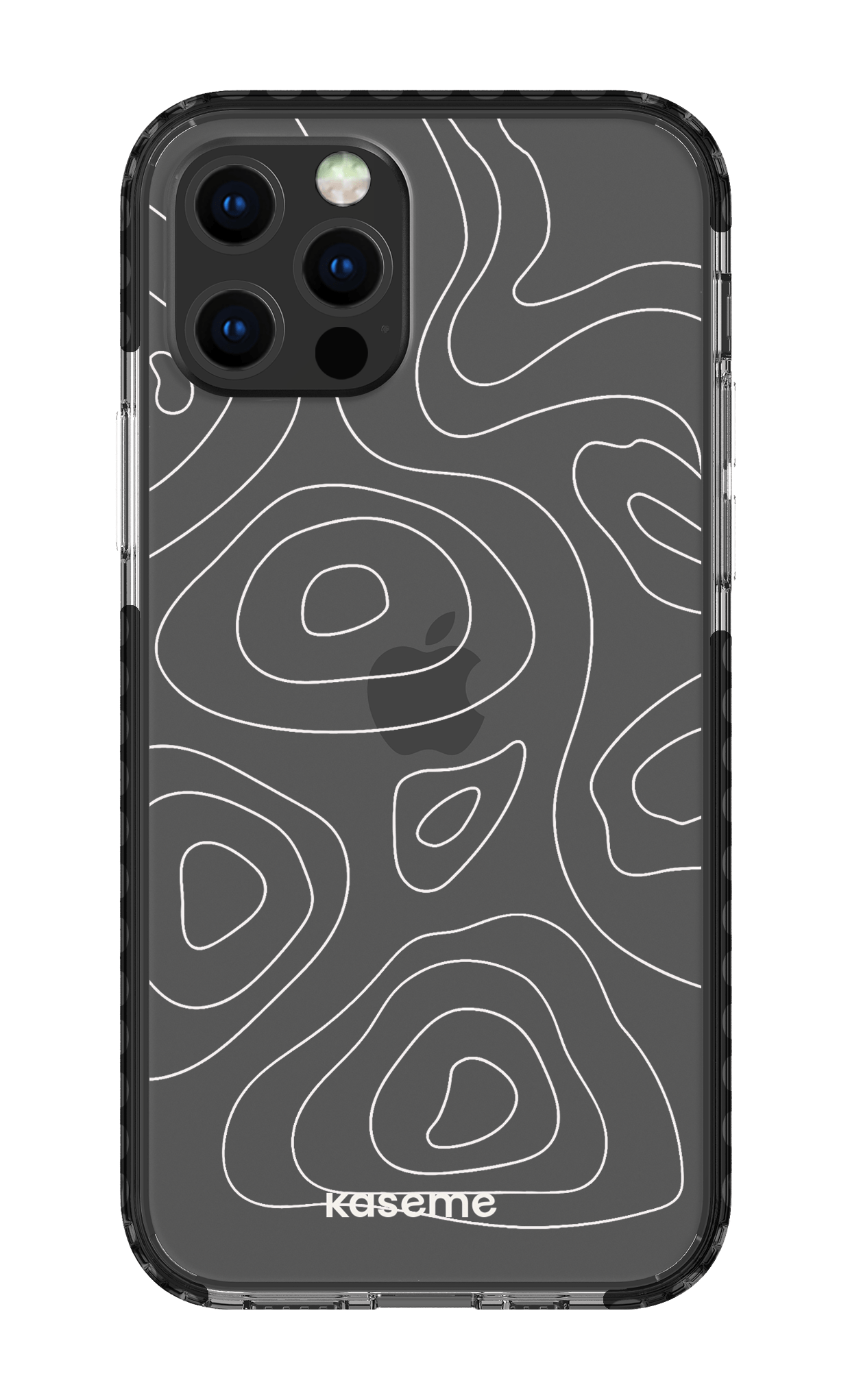 iPhone 12 pro Clear Case Black Enigma Clear Case -