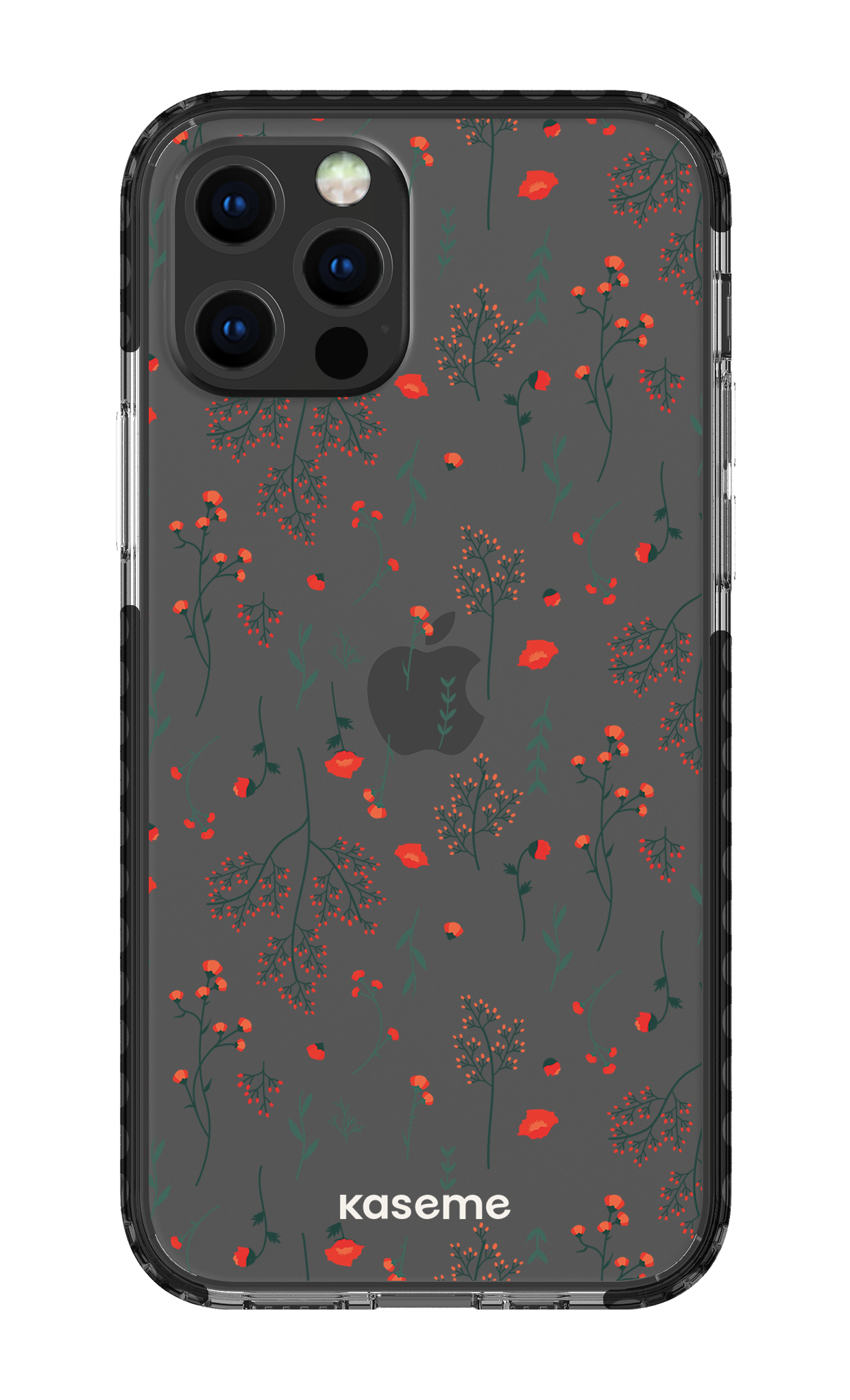 iPhone 12 pro Clear Case Black Evelyn Clear Case -