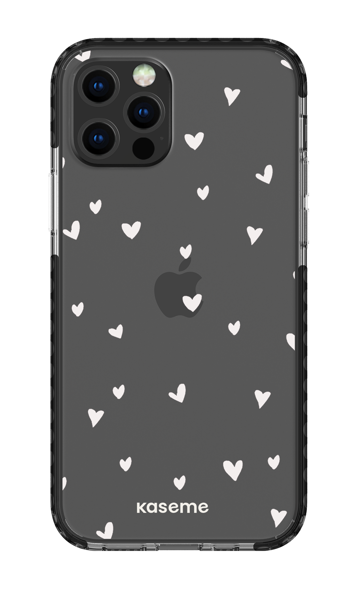 iPhone 12 pro Clear Case Black Lovely Clear Case -