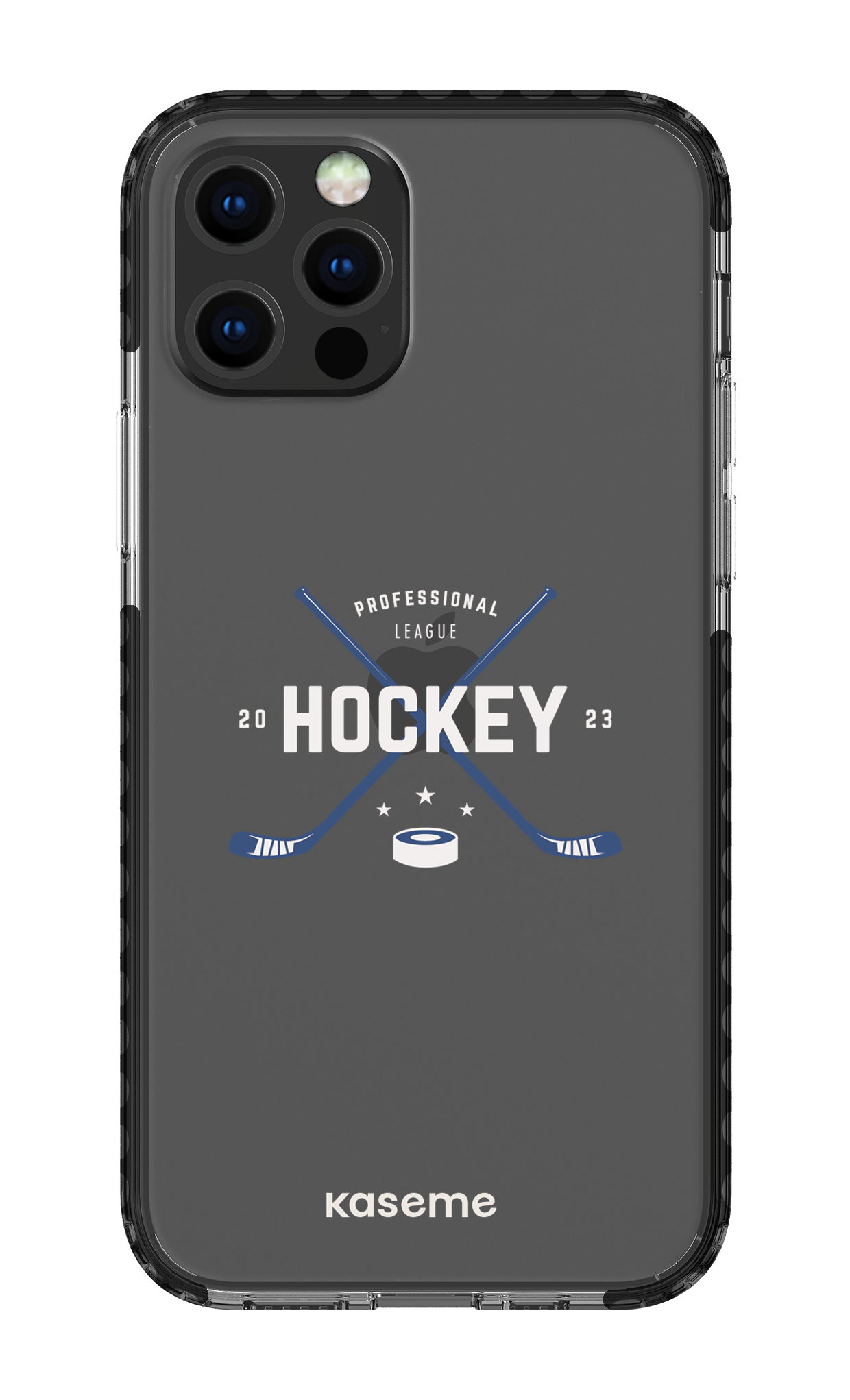 iPhone 12 pro Clear Case Black Playoffs clear case -