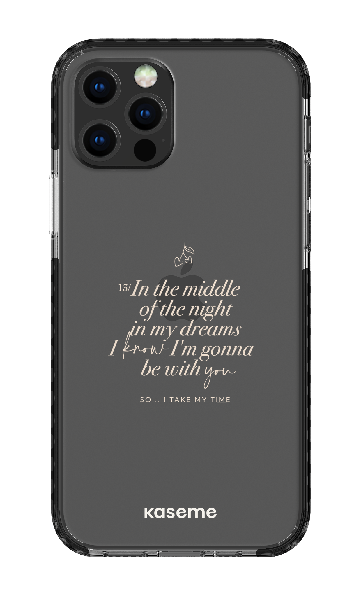 iPhone 12 pro Clear Case Black Ready For It Clear Case -