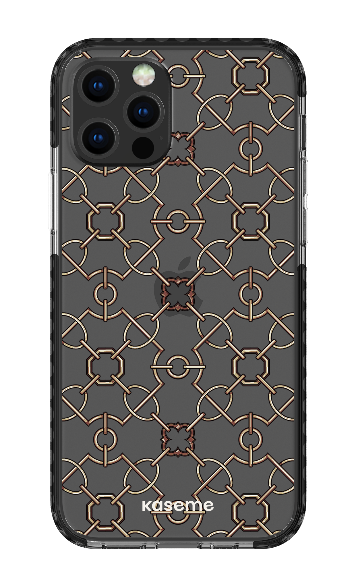 iPhone 12 pro Clear Case Black Refined Clear Case -