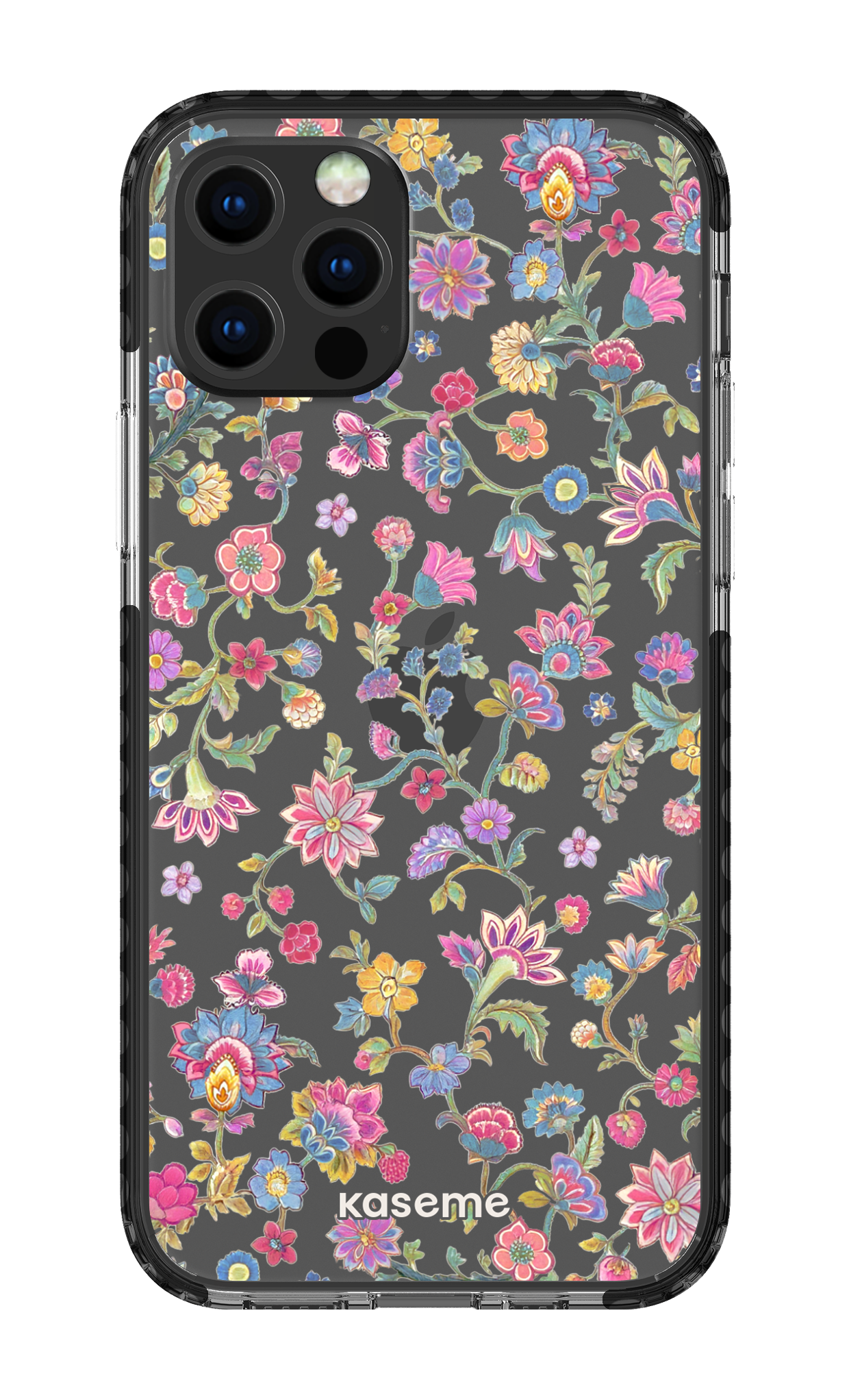 iPhone 12 pro Clear Case Black Secret Garden Clear Case -