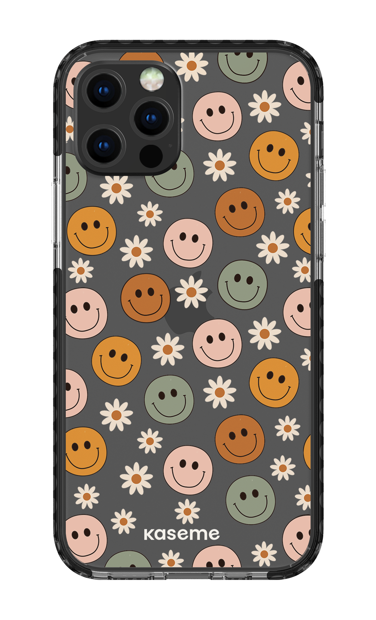 iPhone 12 pro Clear Case Black Smirk Clear Case -