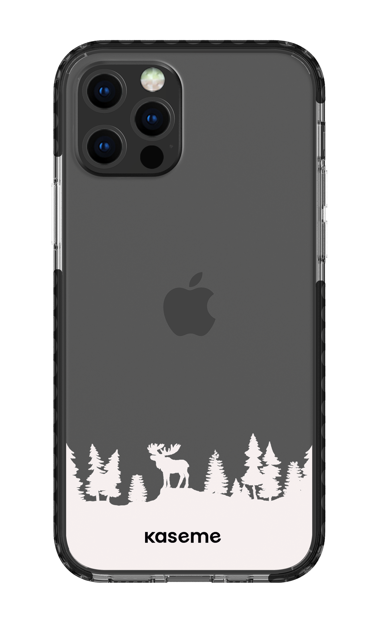 iPhone 12 pro Clear Case Black The Moose Clear Case -