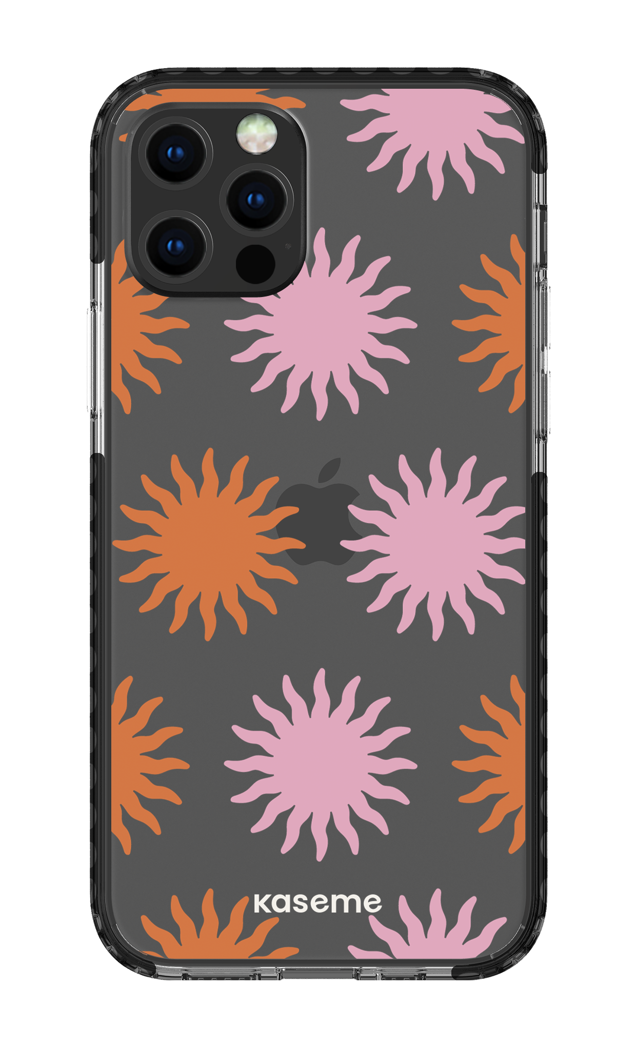 iPhone 12 pro Clear Case Black Vitamin Sea Clear Case -