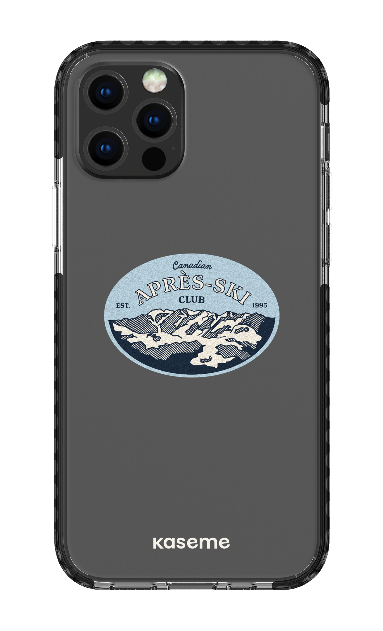 iPhone 12 pro Clear Case Black Whistler Clear Case -