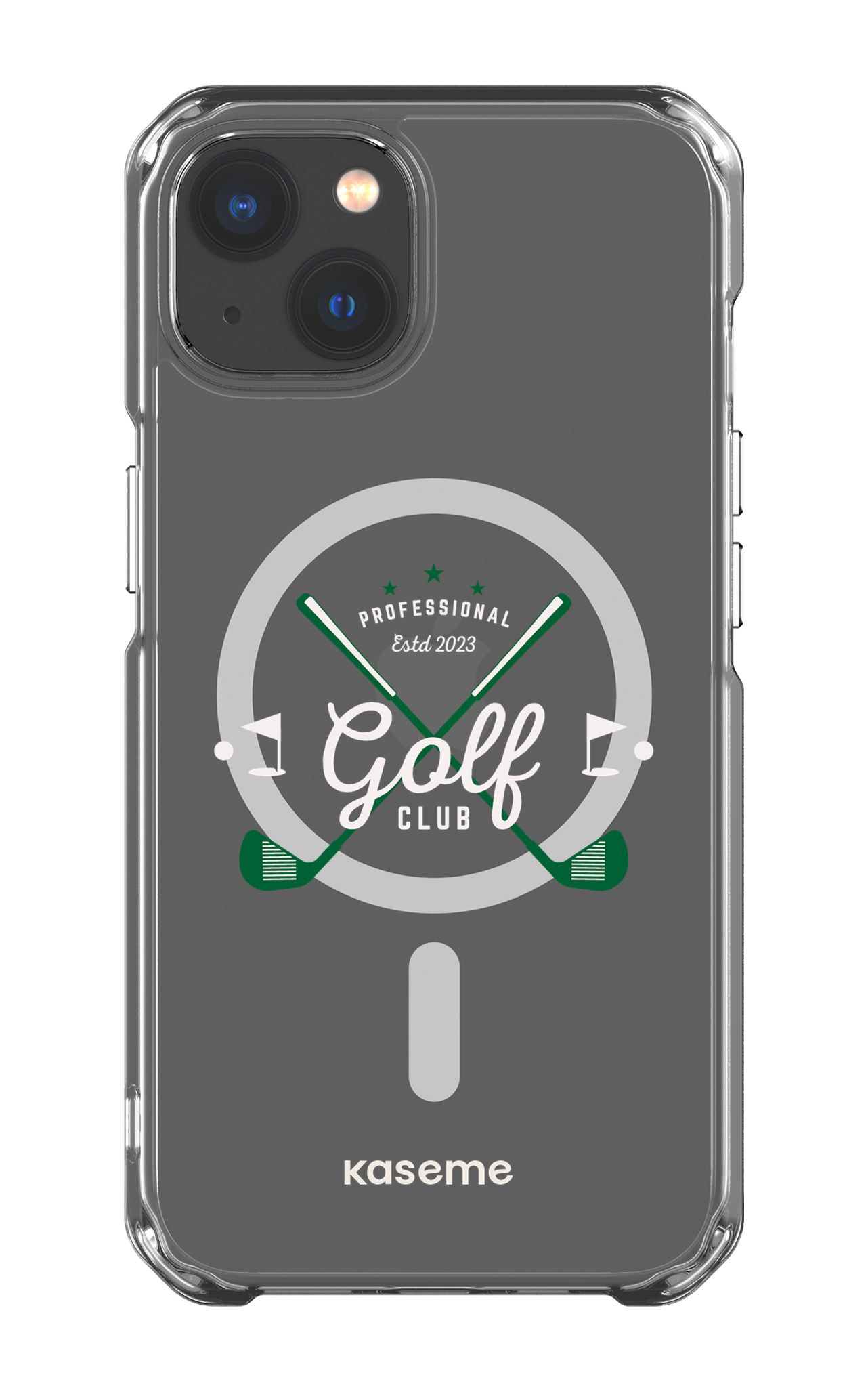 iPhone 13 Clear Case - Magsafe Bogey Clear Case -