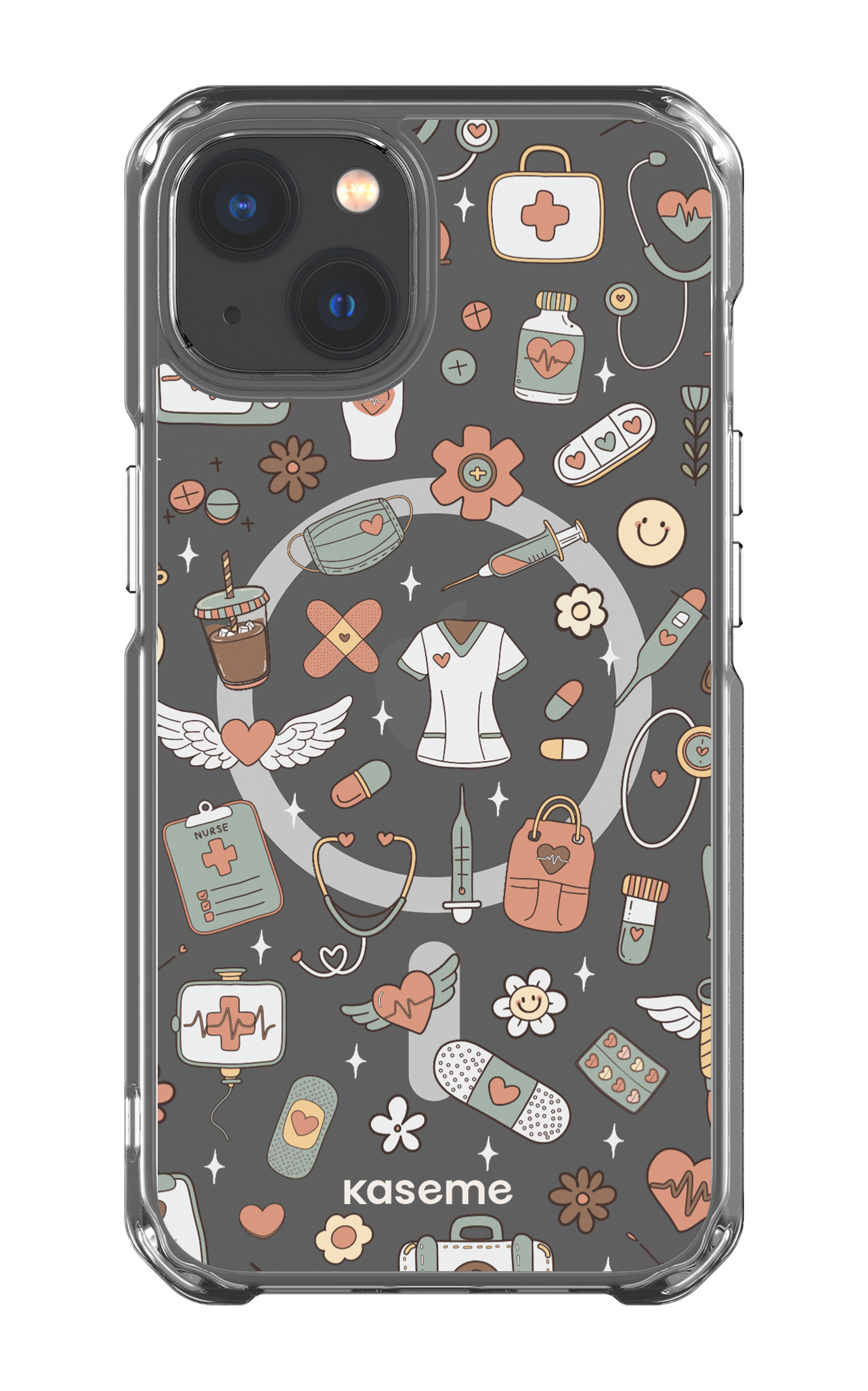 iPhone 13 Clear Case - Magsafe Code Clear Case -