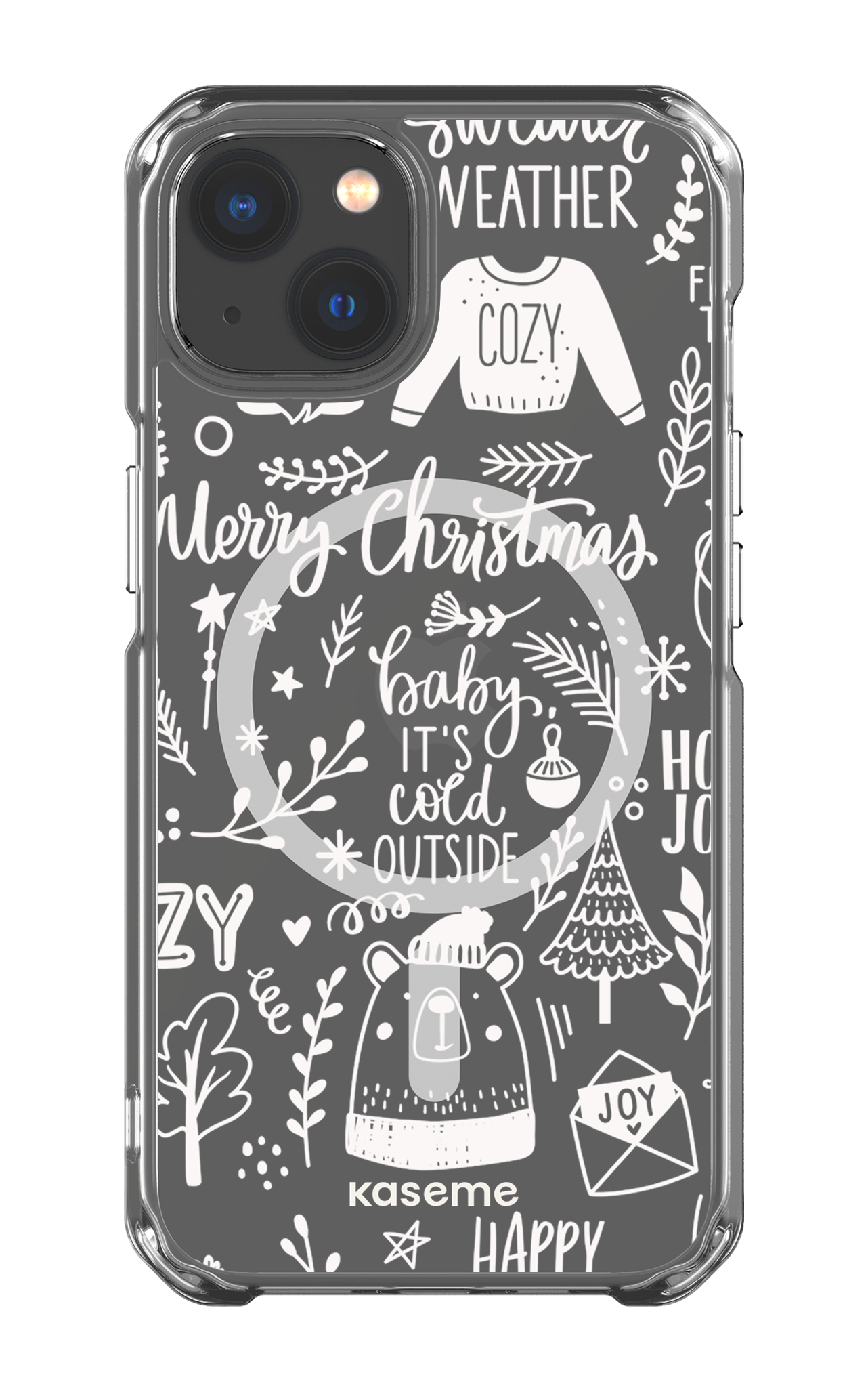 iPhone 13 Clear Case - Magsafe Cold Nights Clear Case -