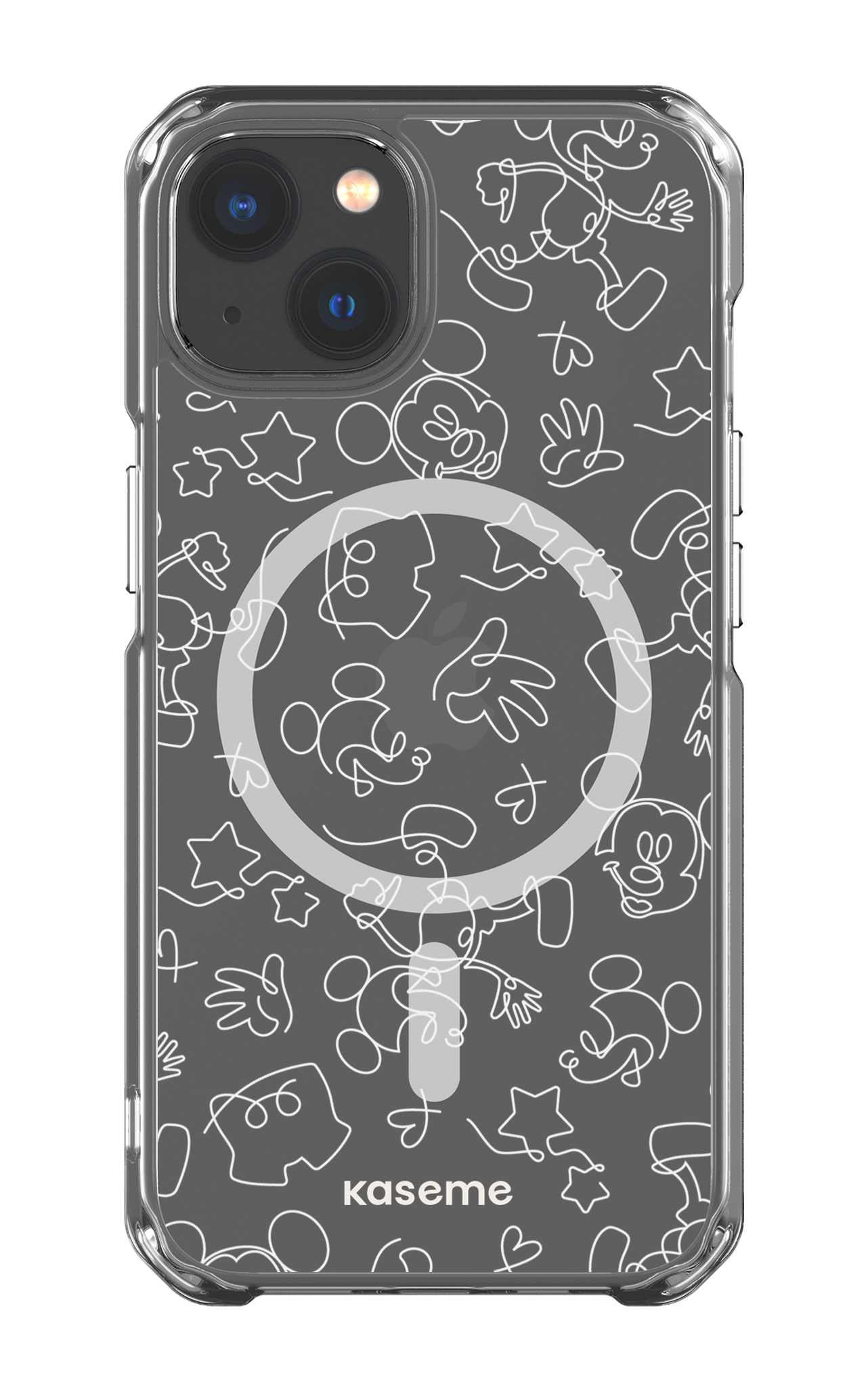 iPhone 13 Clear Case - Magsafe Doodle Clear Case -