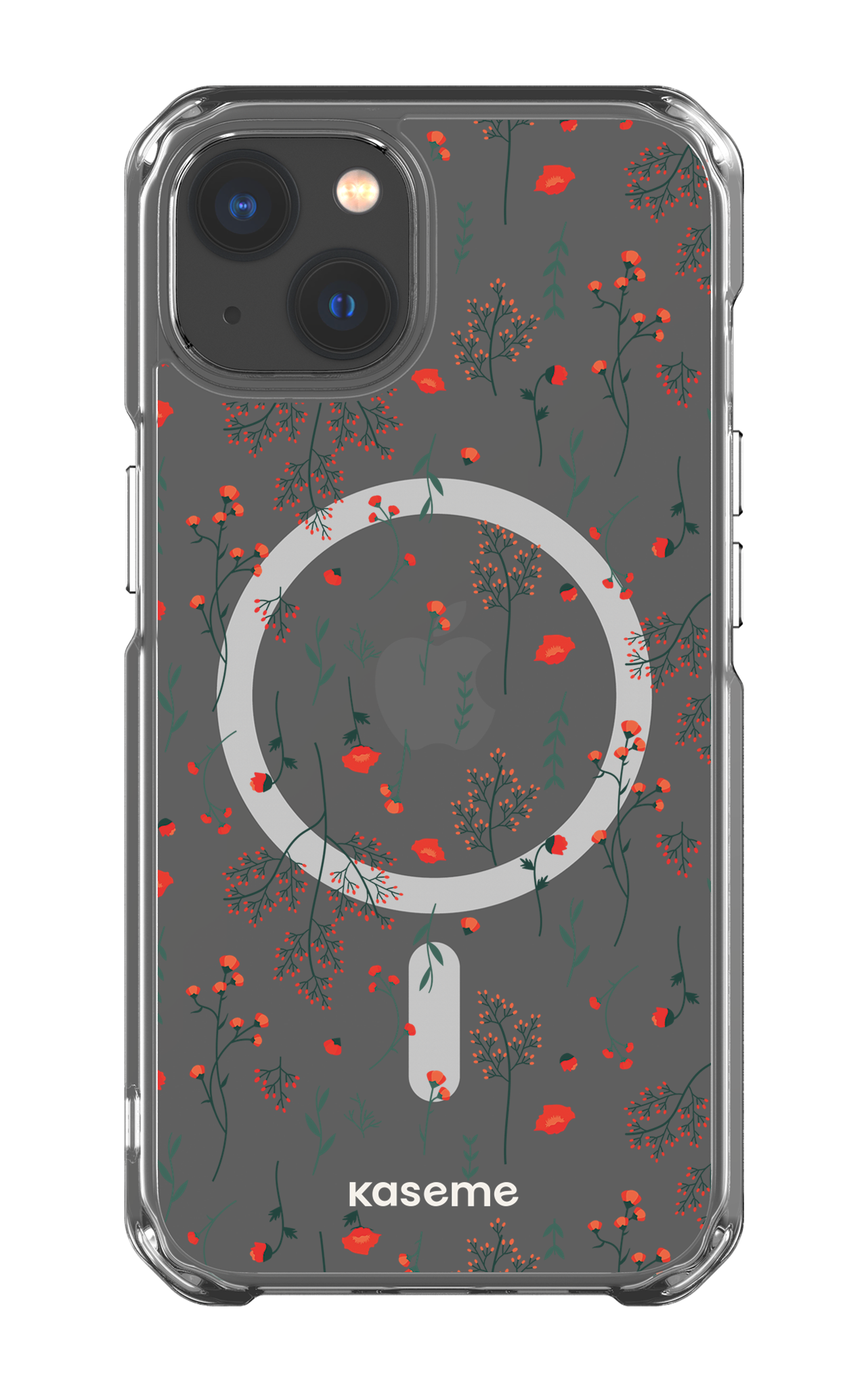 iPhone 13 Clear Case - Magsafe Evelyn Clear Case -