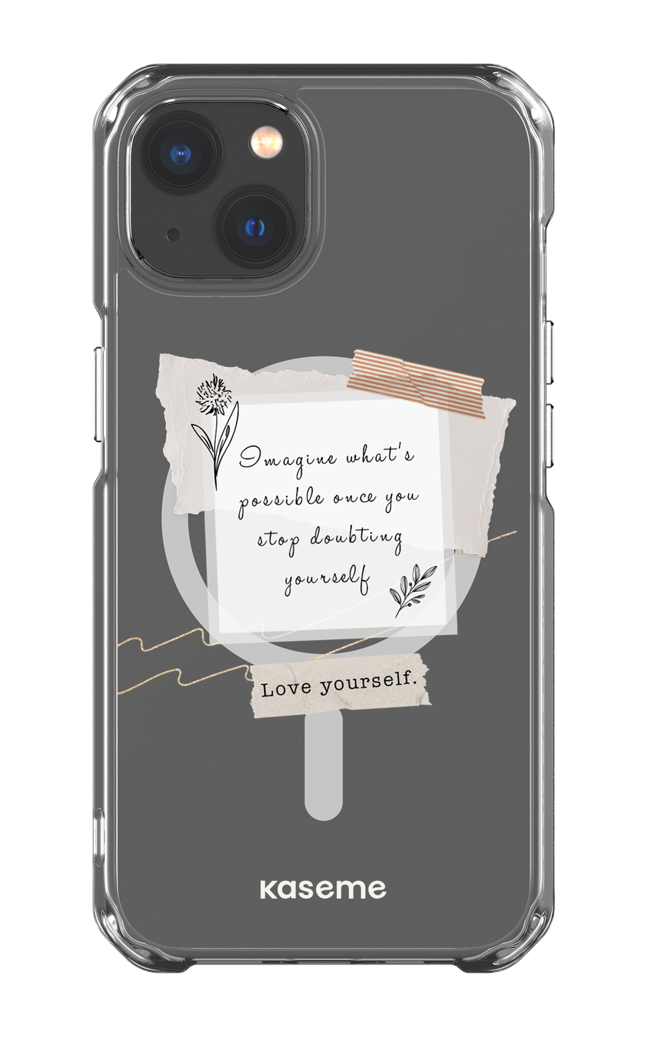 iPhone 13 Clear Case - Magsafe Faith Clear Case -