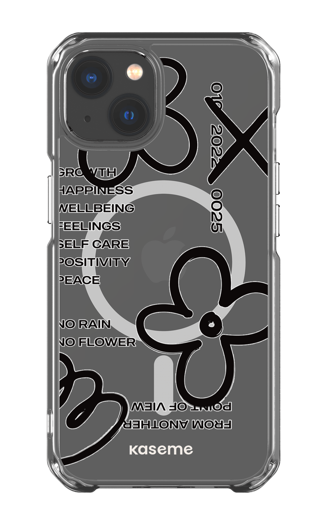 iPhone 13 Clear Case - Magsafe Feelings black Clear Case -