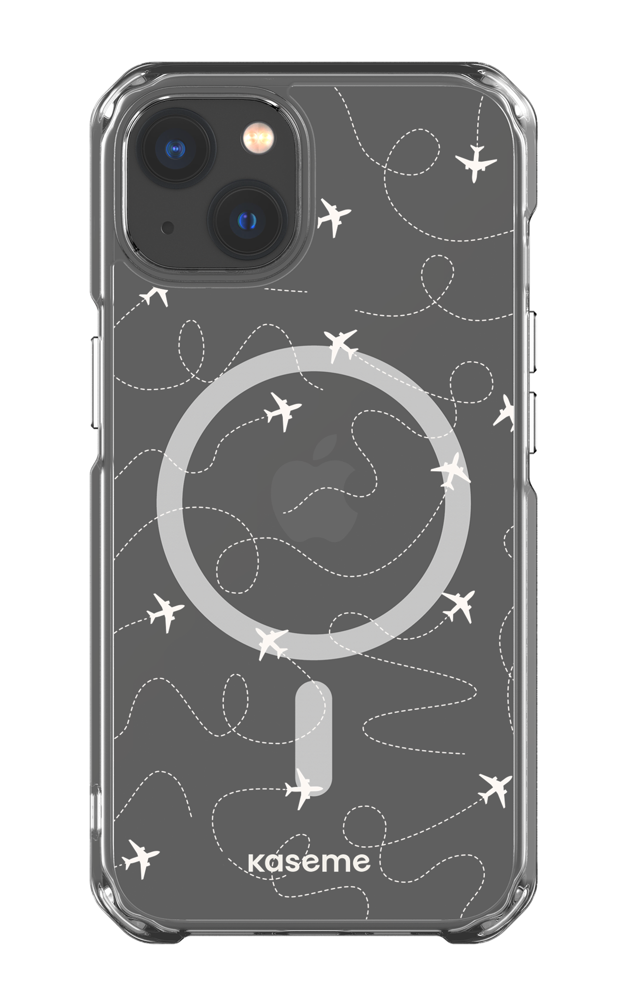 iPhone 13 Clear Case - Magsafe Globetrotter Clear Case -