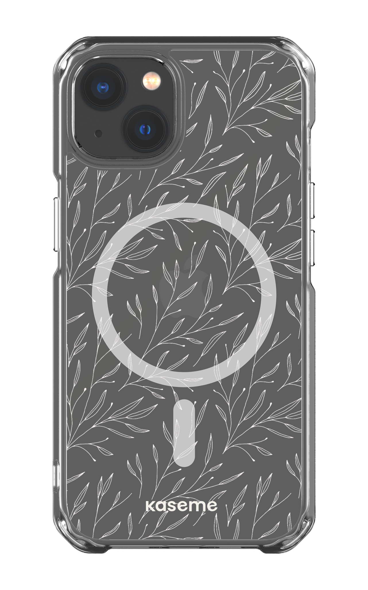 iPhone 13 Clear Case - Magsafe Hibiscus Clear Case -