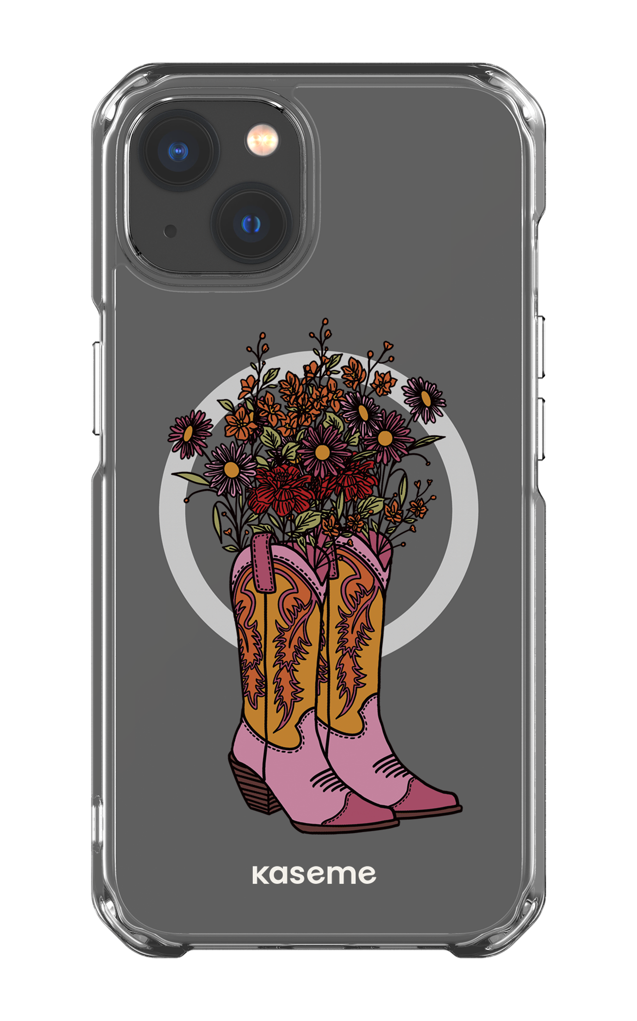 iPhone 13 Clear Case - Magsafe Howdy Clear Case -