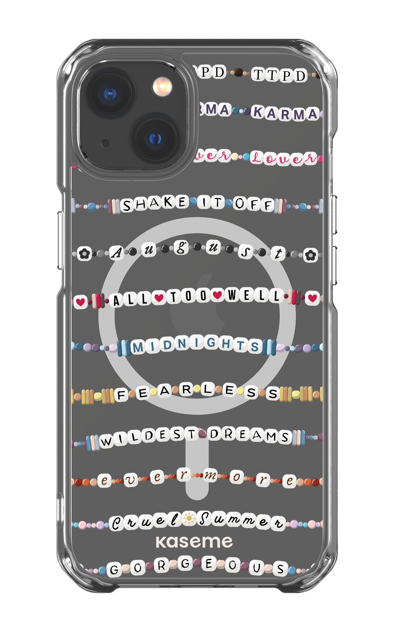 iPhone 13 Clear Case - Magsafe Love Story Clear Case -