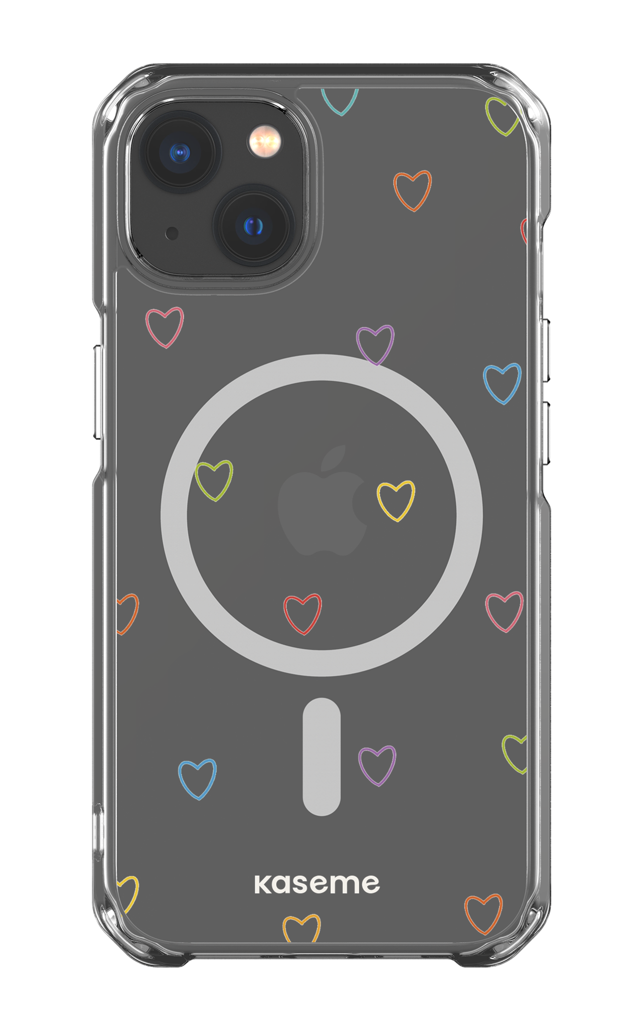 iPhone 13 Clear Case - Magsafe Love Wins Clear Case -