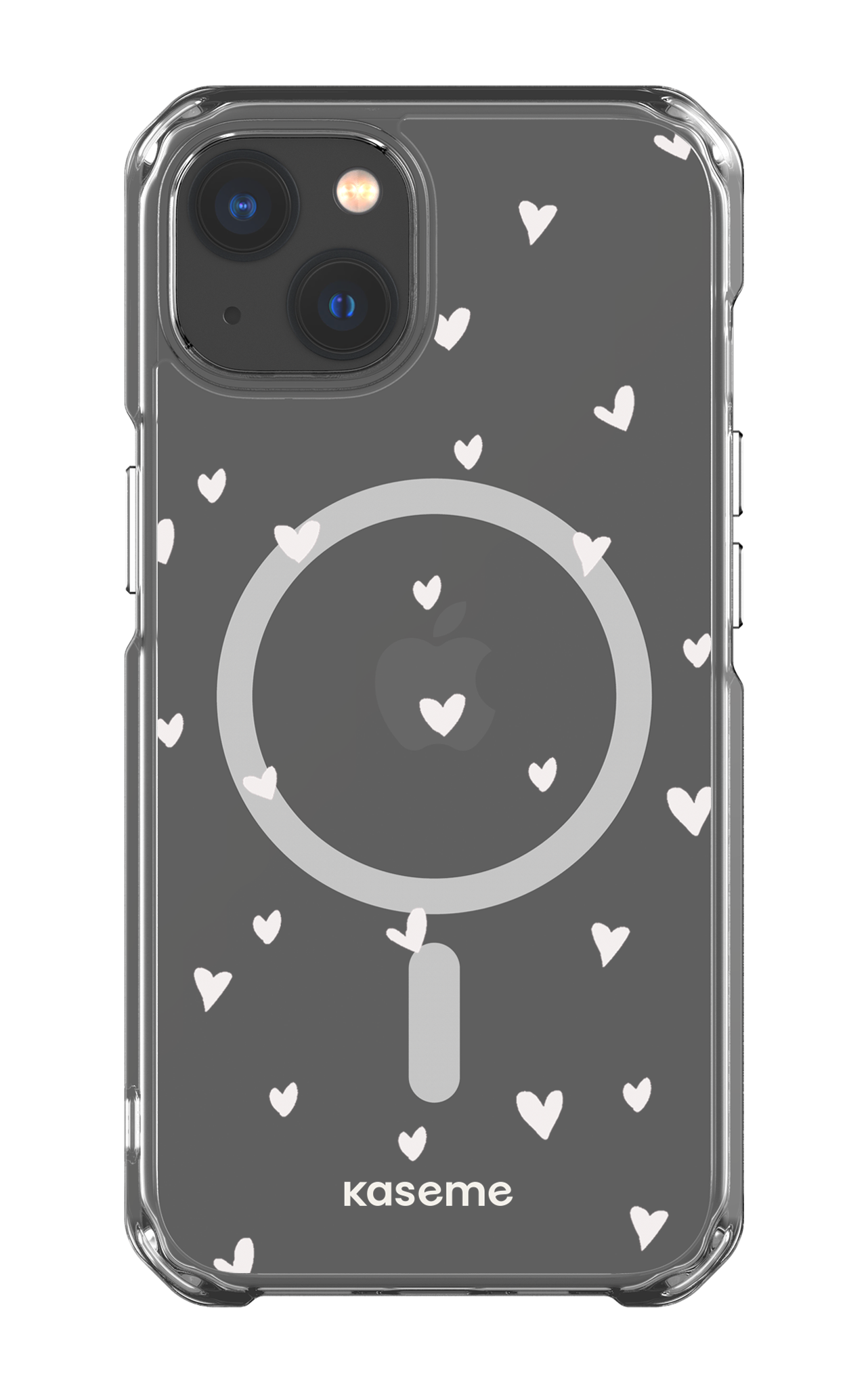 iPhone 13 Clear Case - Magsafe Lovely Clear Case -