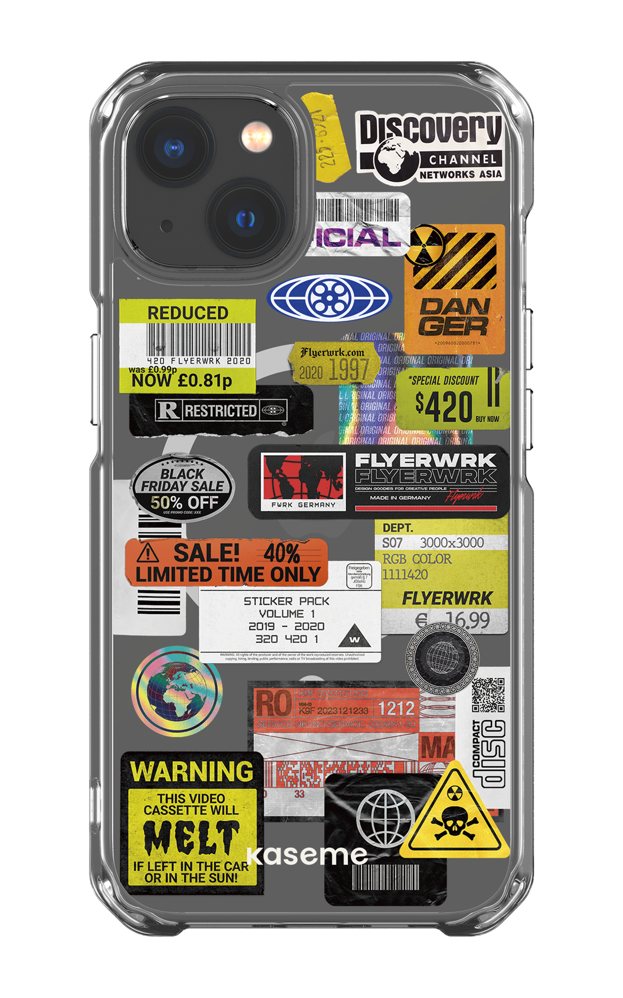 iPhone 13 Clear Case - Magsafe Melt Clear Case -