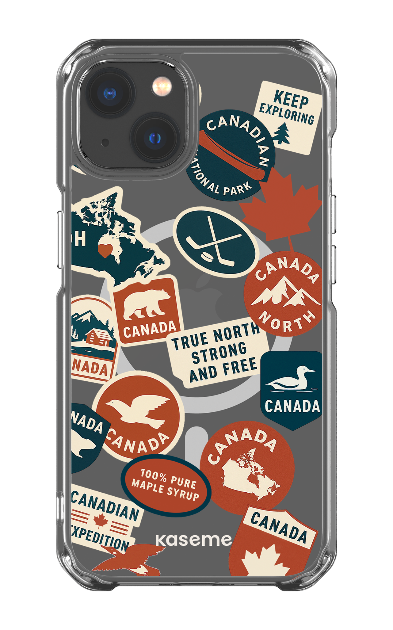 iPhone 13 Clear Case - Magsafe Oh Maple -