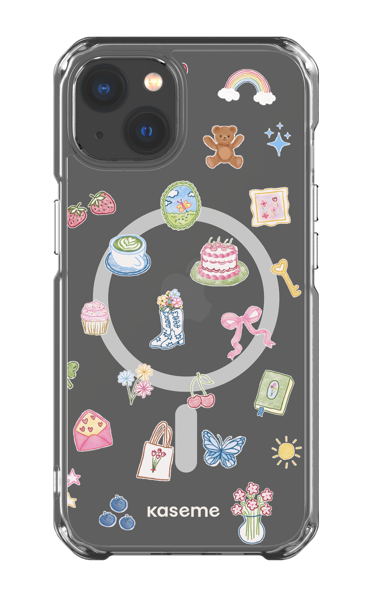 iPhone 13 Clear Case - Magsafe Poetry Clear Case -