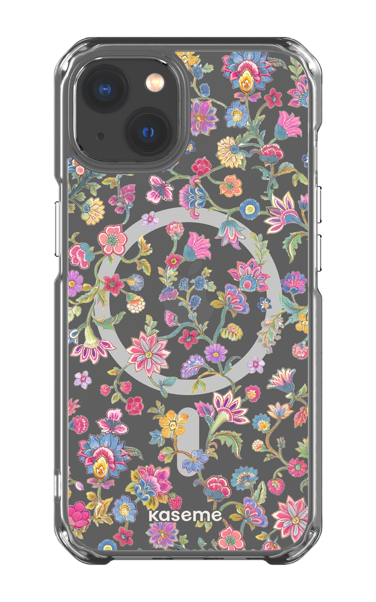 iPhone 13 Clear Case - Magsafe Secret Garden Clear Case -