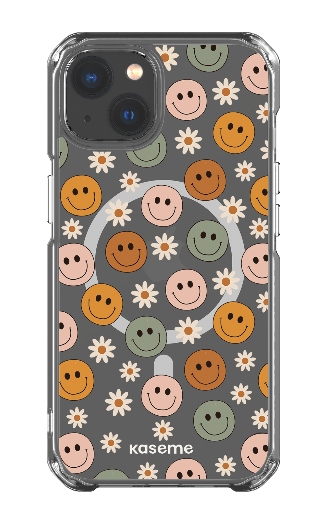 iPhone 13 Clear Case - Magsafe Smirk Clear Case -