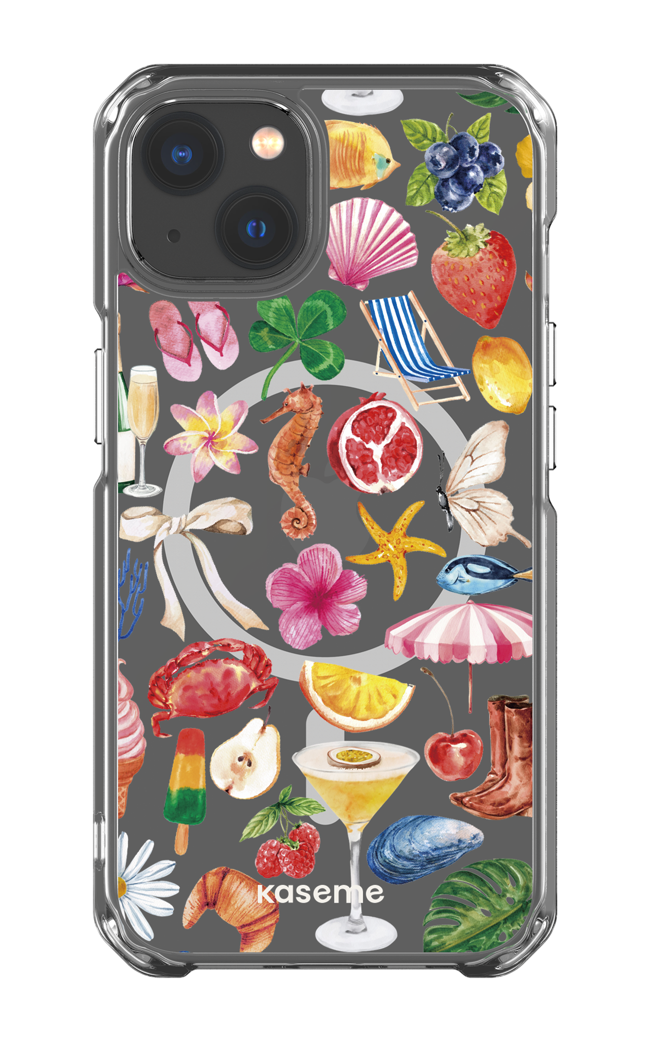 iPhone 13 Clear Case - Magsafe St-Tropez Clear Case -