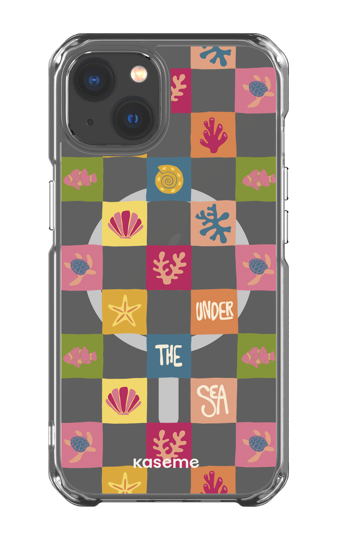 iPhone 13 Clear Case - Magsafe Under the sea Clear Case -