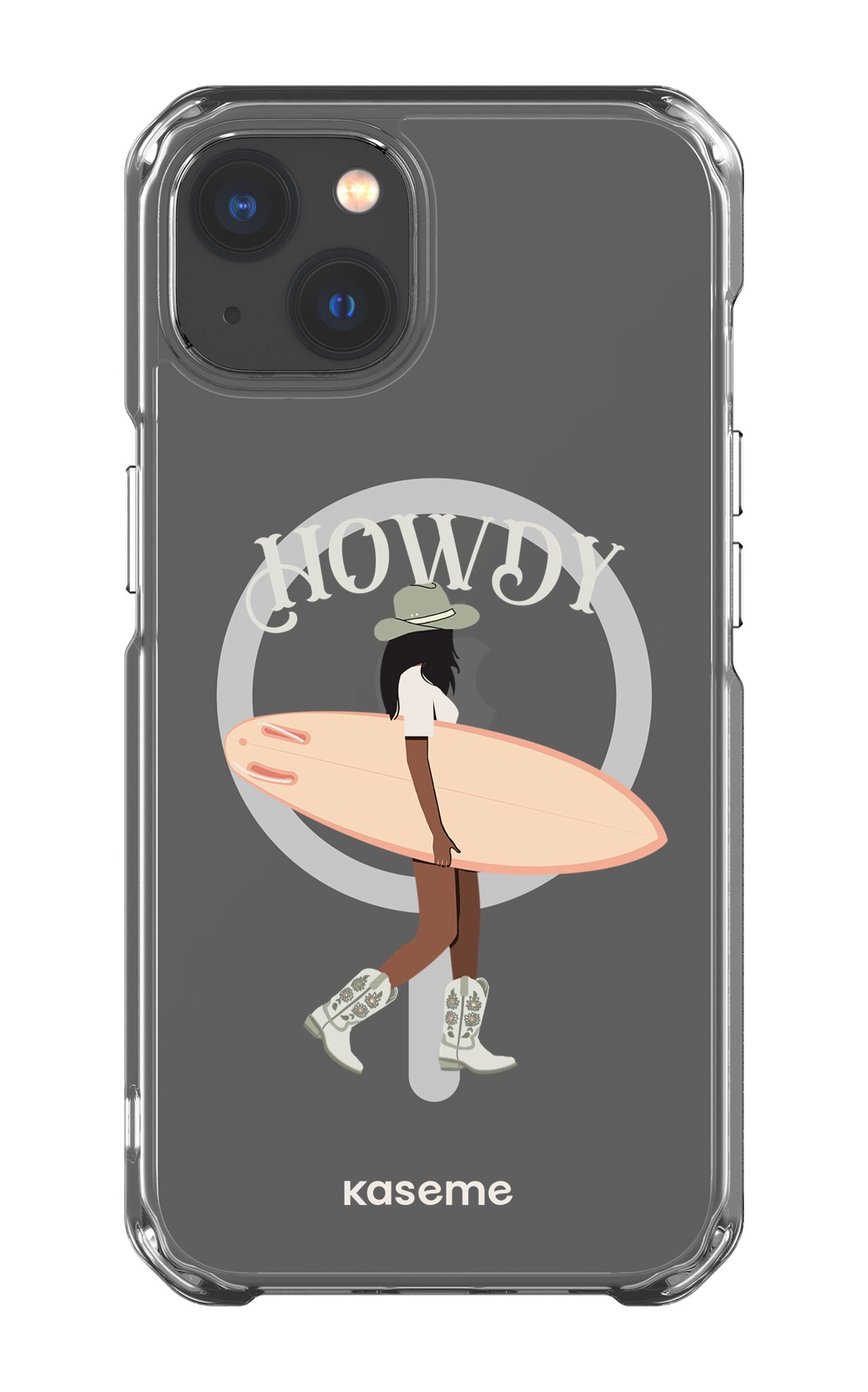 iPhone 13 Clear Case - Magsafe Westsea Green Clear Case -