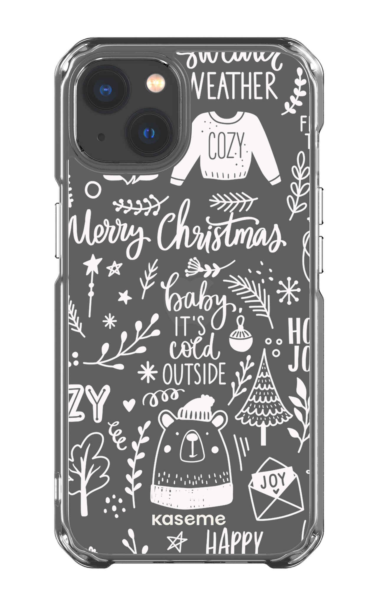 iPhone 13 Clear Case Cold Nights Clear Case -