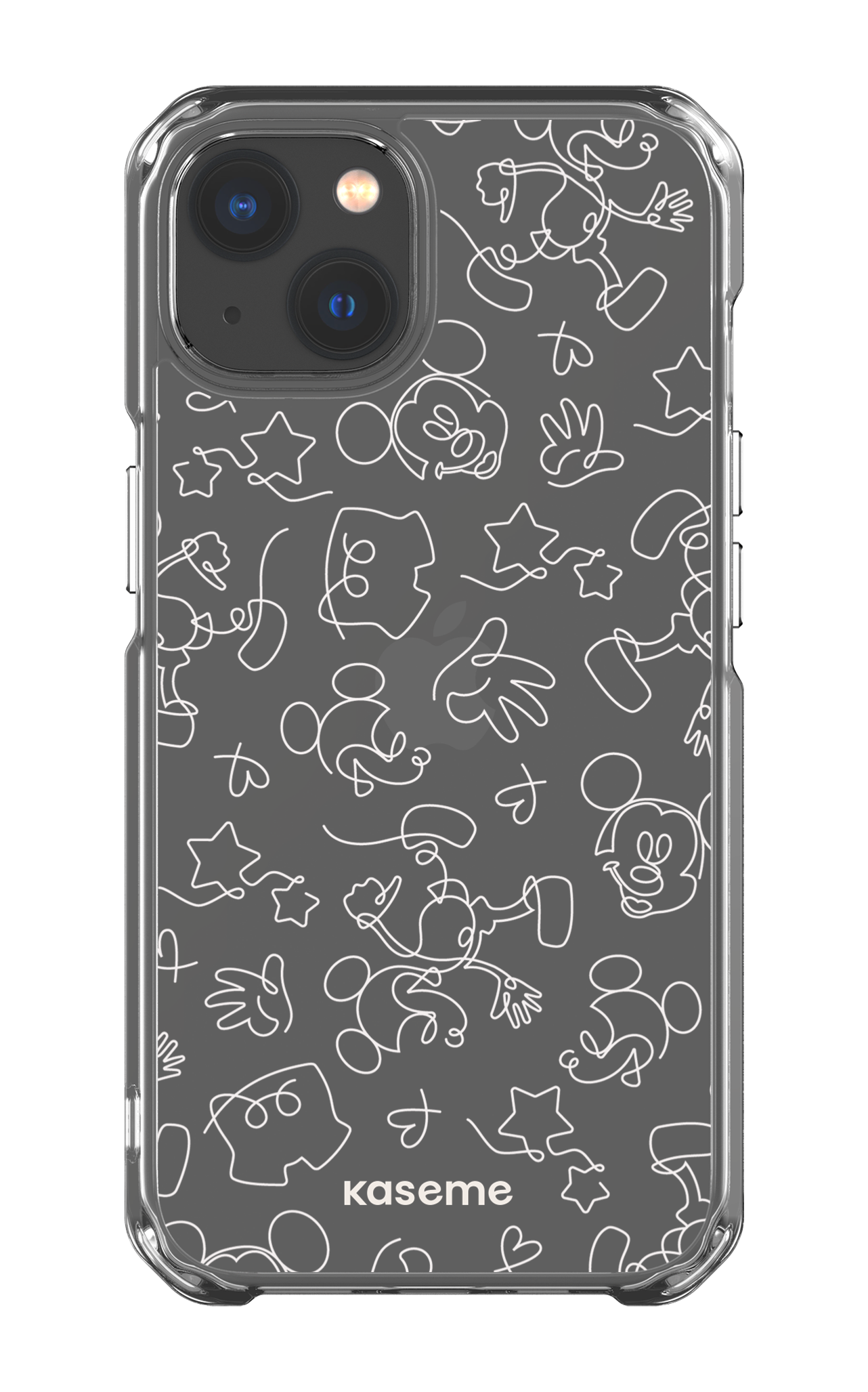 iPhone 13 Clear Case Doodle Clear Case -