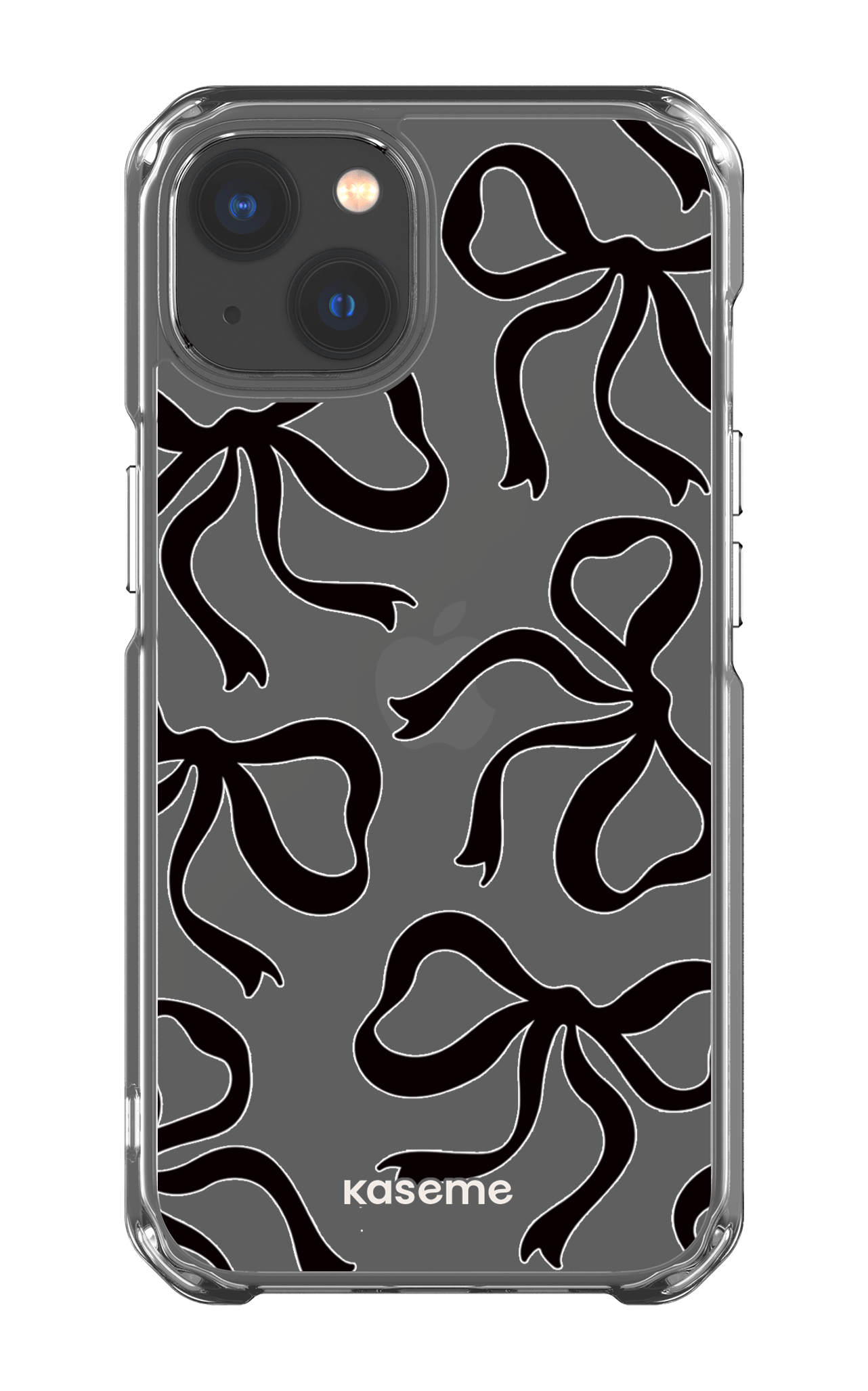 iPhone 13 Clear Case Lace Black Clear Case -