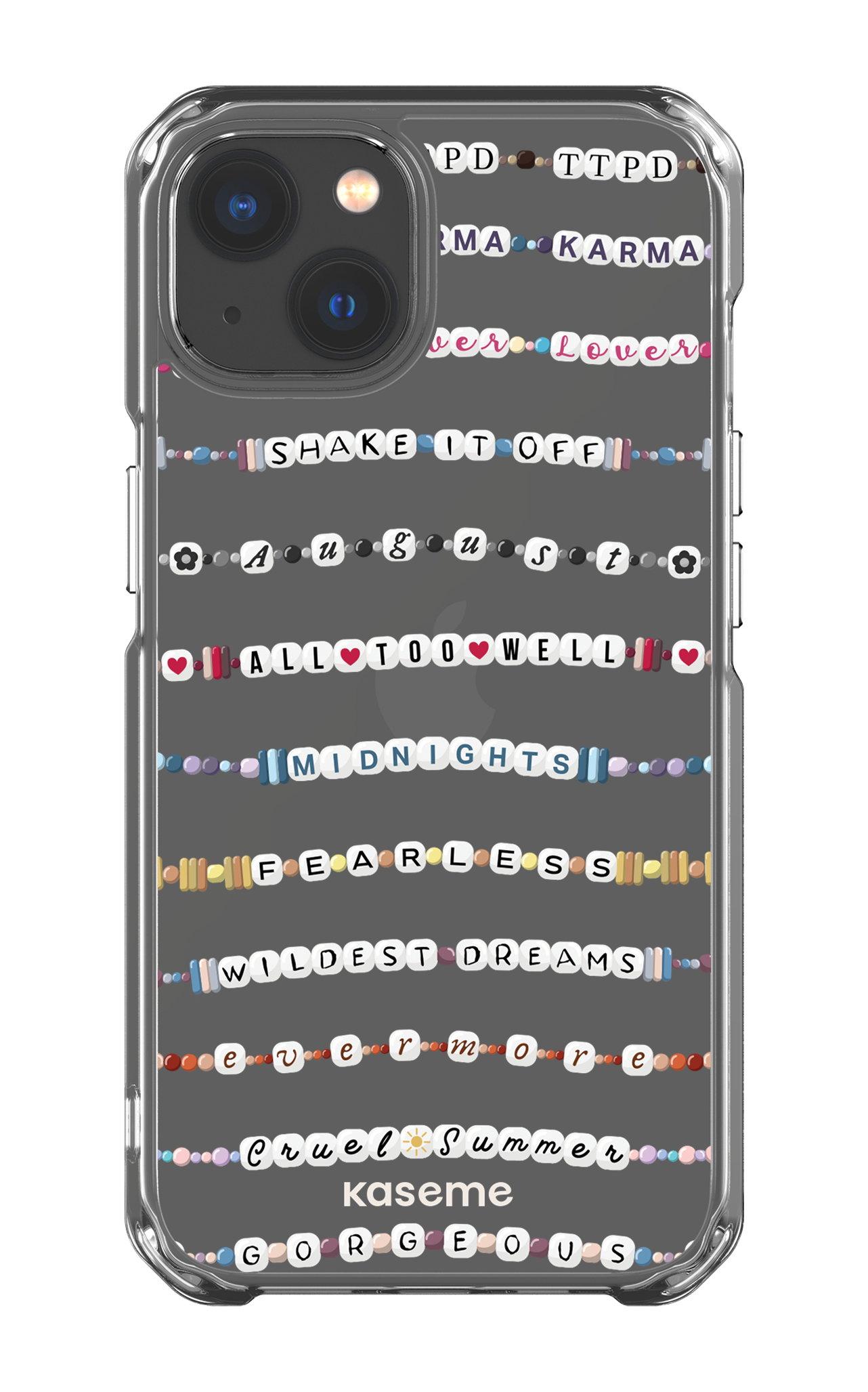 iPhone 13 Clear Case Love Story Clear Case -