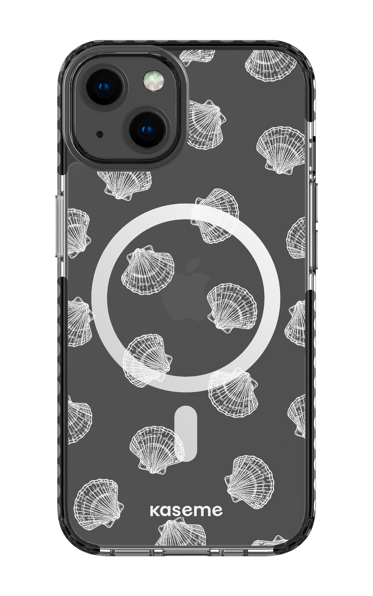 iPhone 13 Clear Case Magsafe - Black Bondi Beach clear case -