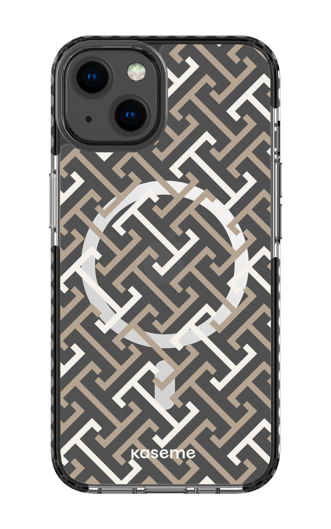 iPhone 13 Clear Case Magsafe - Black Elite Clear Case -