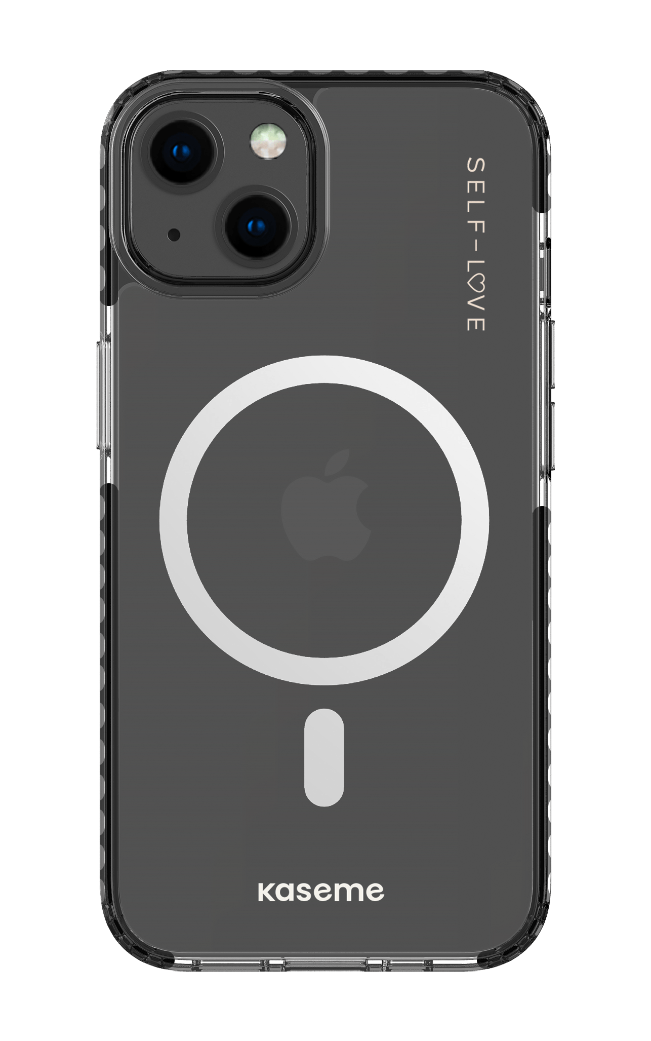 iPhone 13 Clear Case Magsafe - Black Forevermore Clear Case -