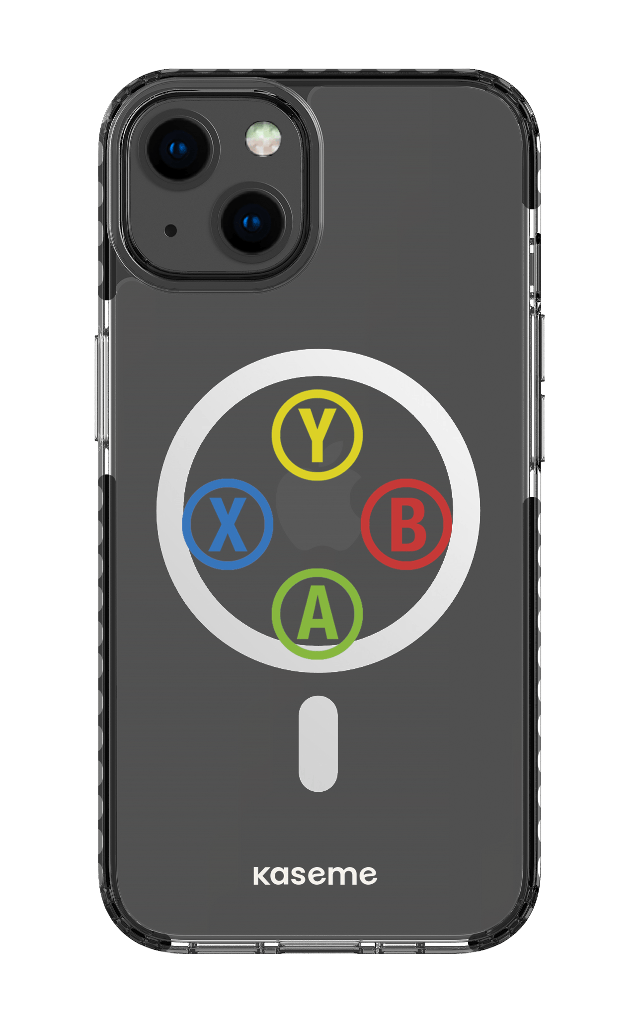 iPhone 13 Clear Case Magsafe - Black Game clear case -