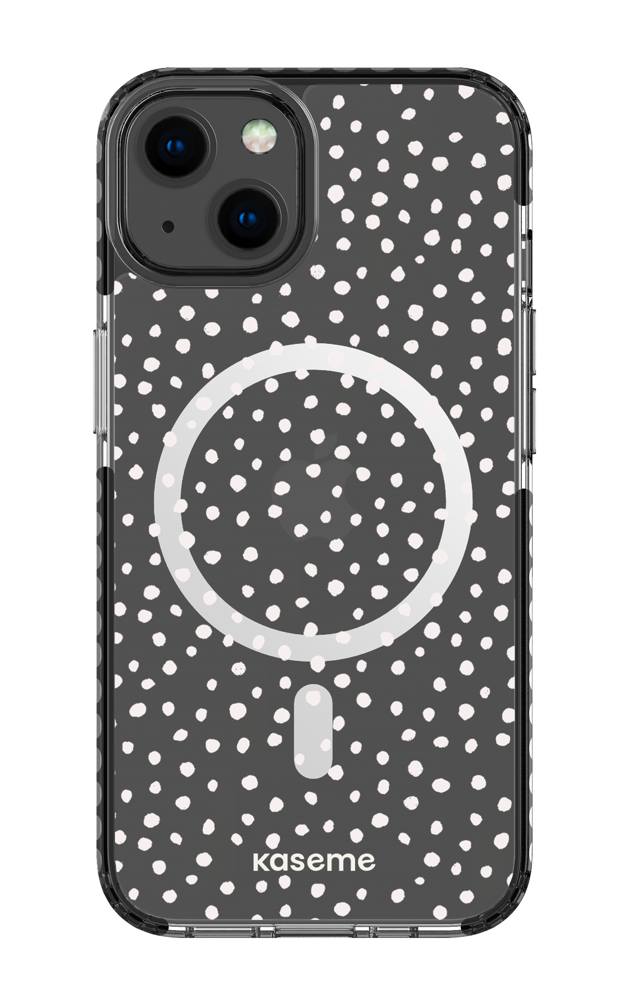 iPhone 13 Clear Case Magsafe - Black Honey Clear Case -