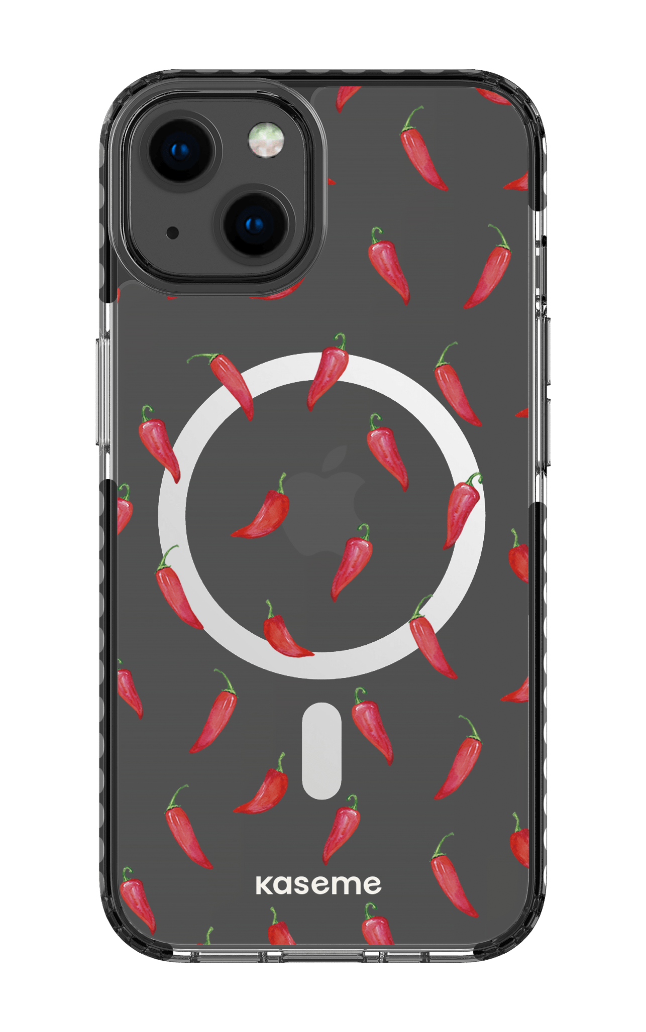 iPhone 13 Clear Case Magsafe - Black Hottie Clear Case -