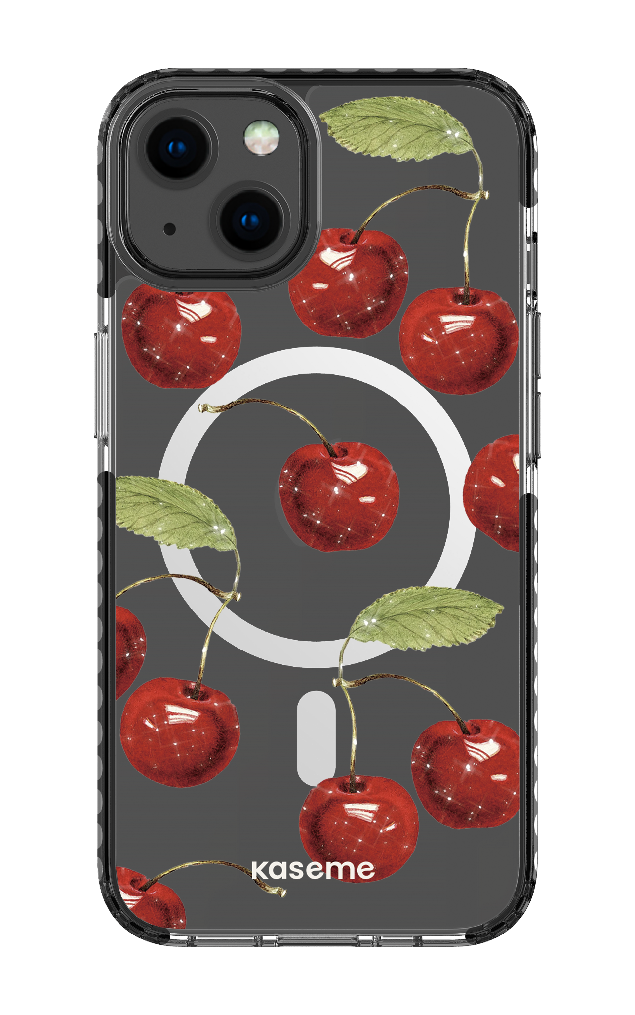 iPhone 13 Clear Case Magsafe - Black Juicy Clear Case -