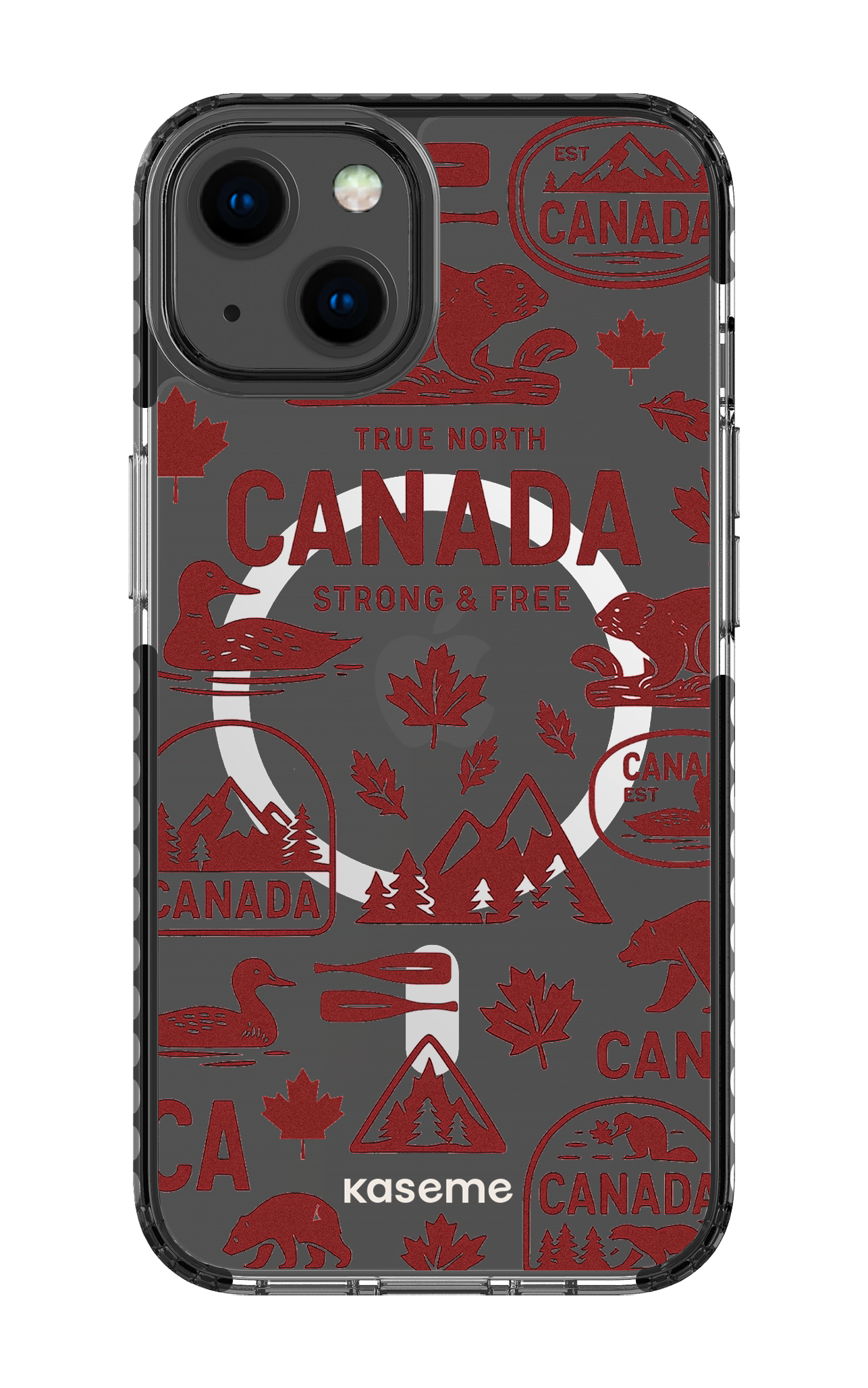 iPhone 13 Clear Case Magsafe - Black Oh Canada -