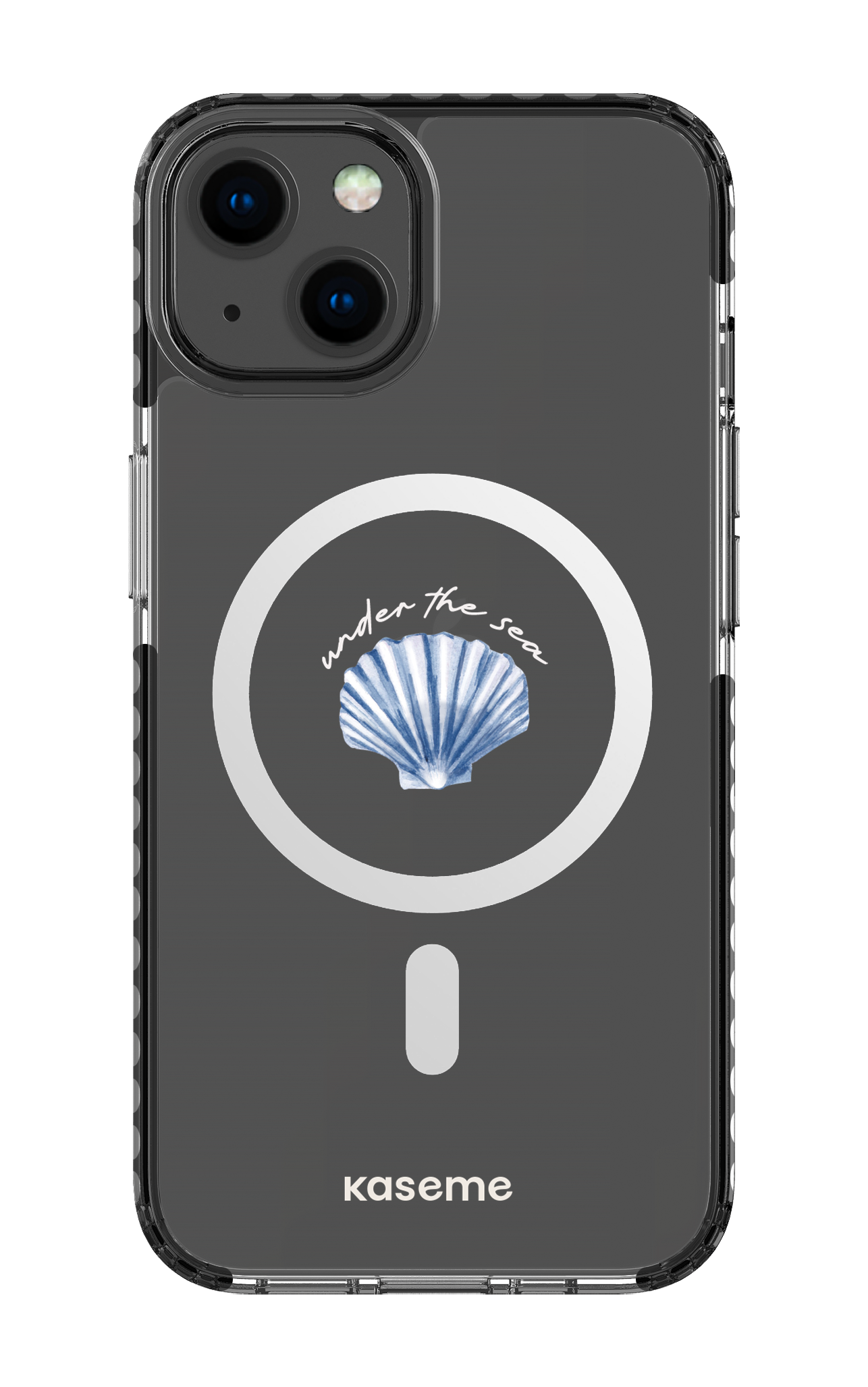 iPhone 13 Clear Case Magsafe - Black Sealia Clear Case -