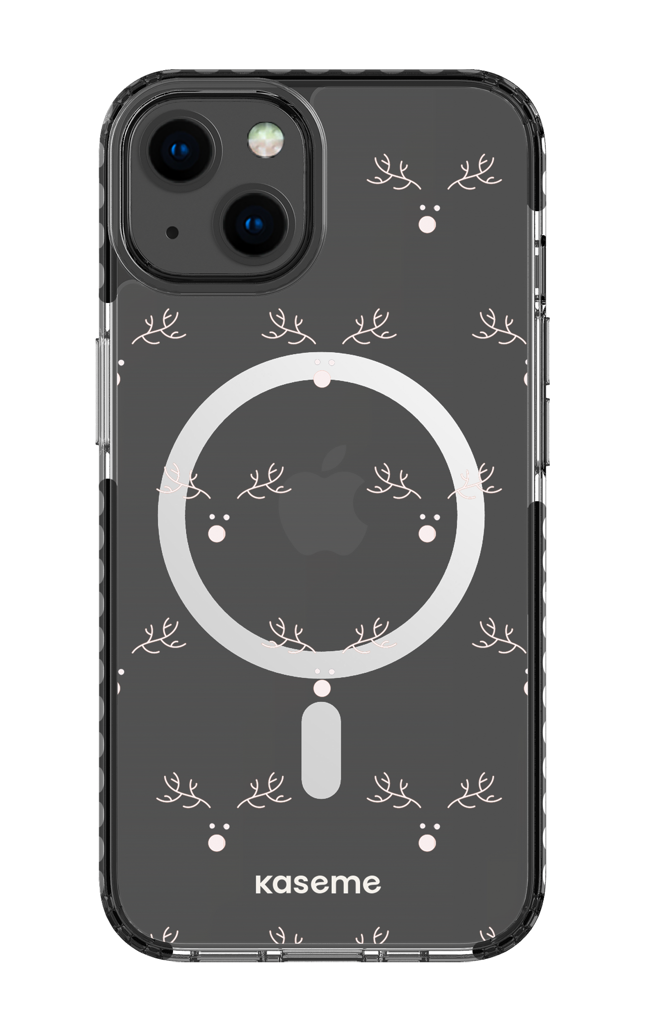 iPhone 13 Clear Case Magsafe - Black Vixen Clear Case -