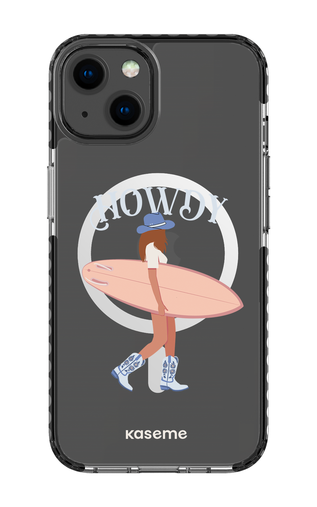 iPhone 13 Clear Case Magsafe - Black Westsea Clear Case -