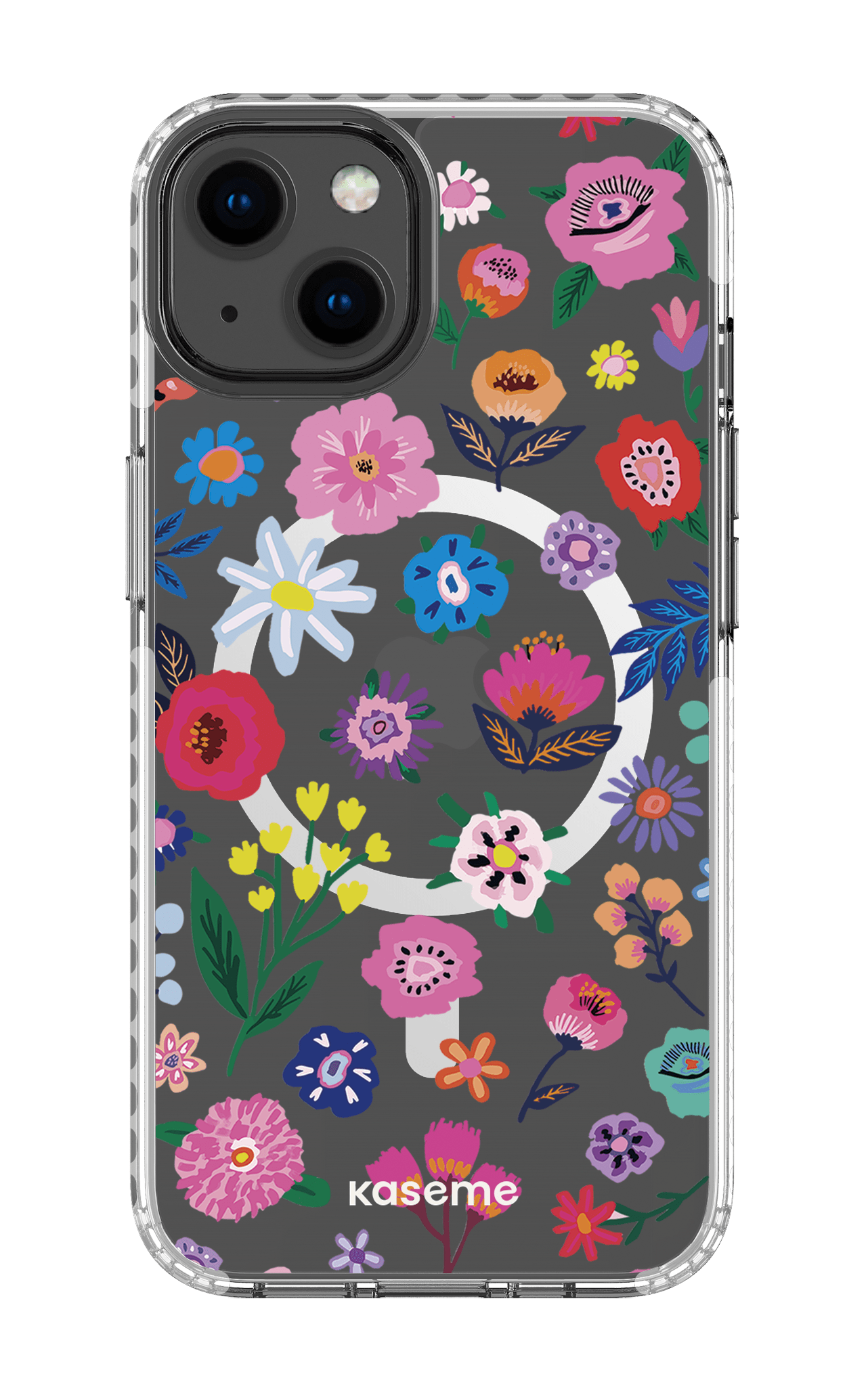 iPhone 13 Clear Case Magsafe - White Aura Clear Case -