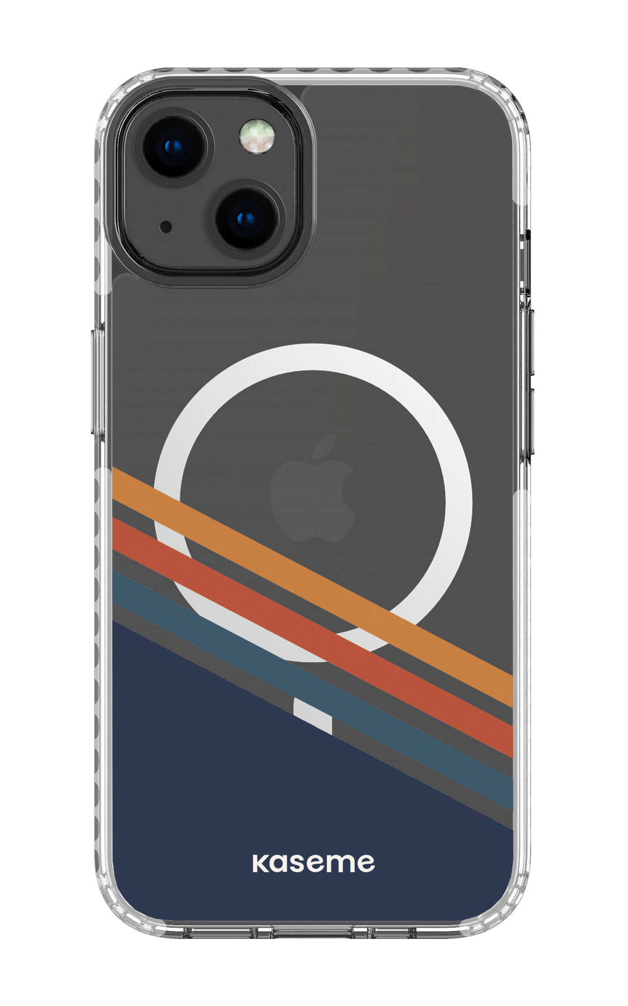 iPhone 13 Clear Case Magsafe - White Bitter Clear Case -